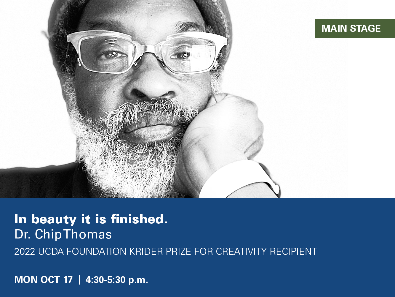 In beauty it is finished. Dr. Chip Thomas