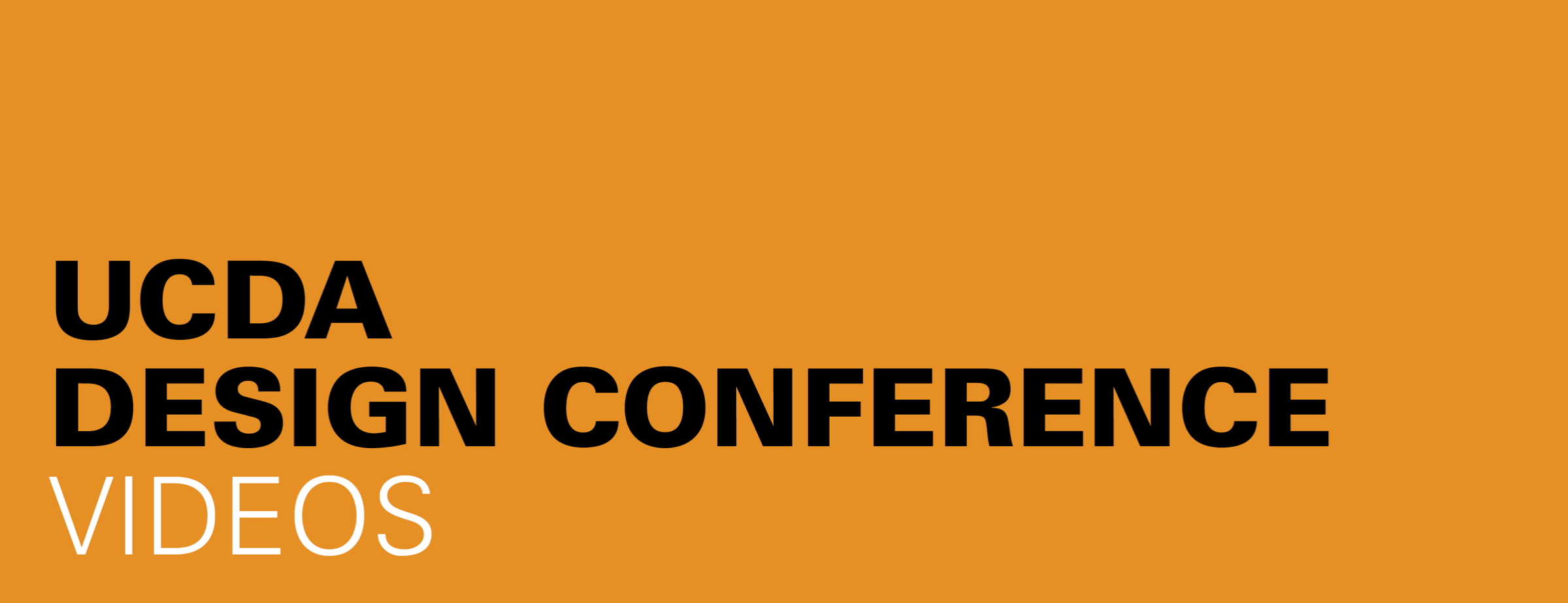 Design Conference Videos