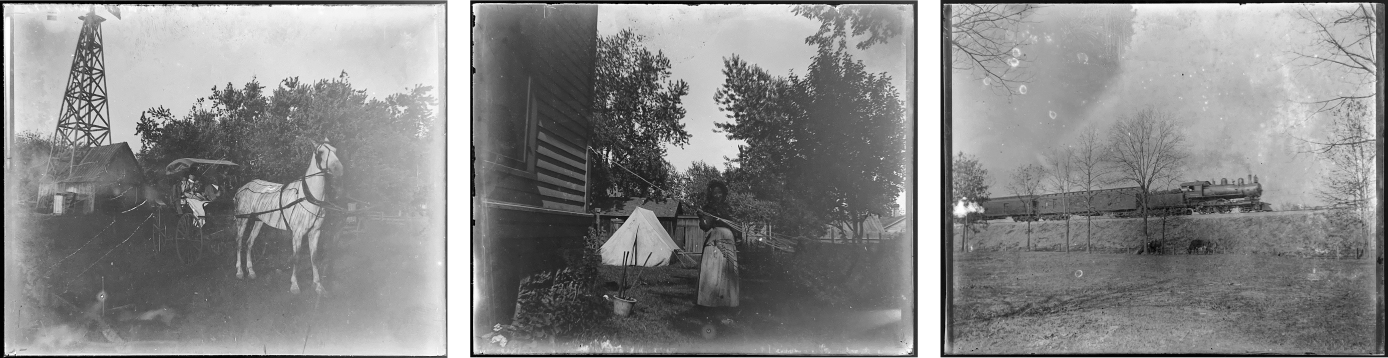 Images from dry plates