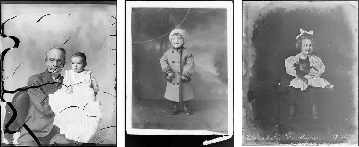 Images from dry plates